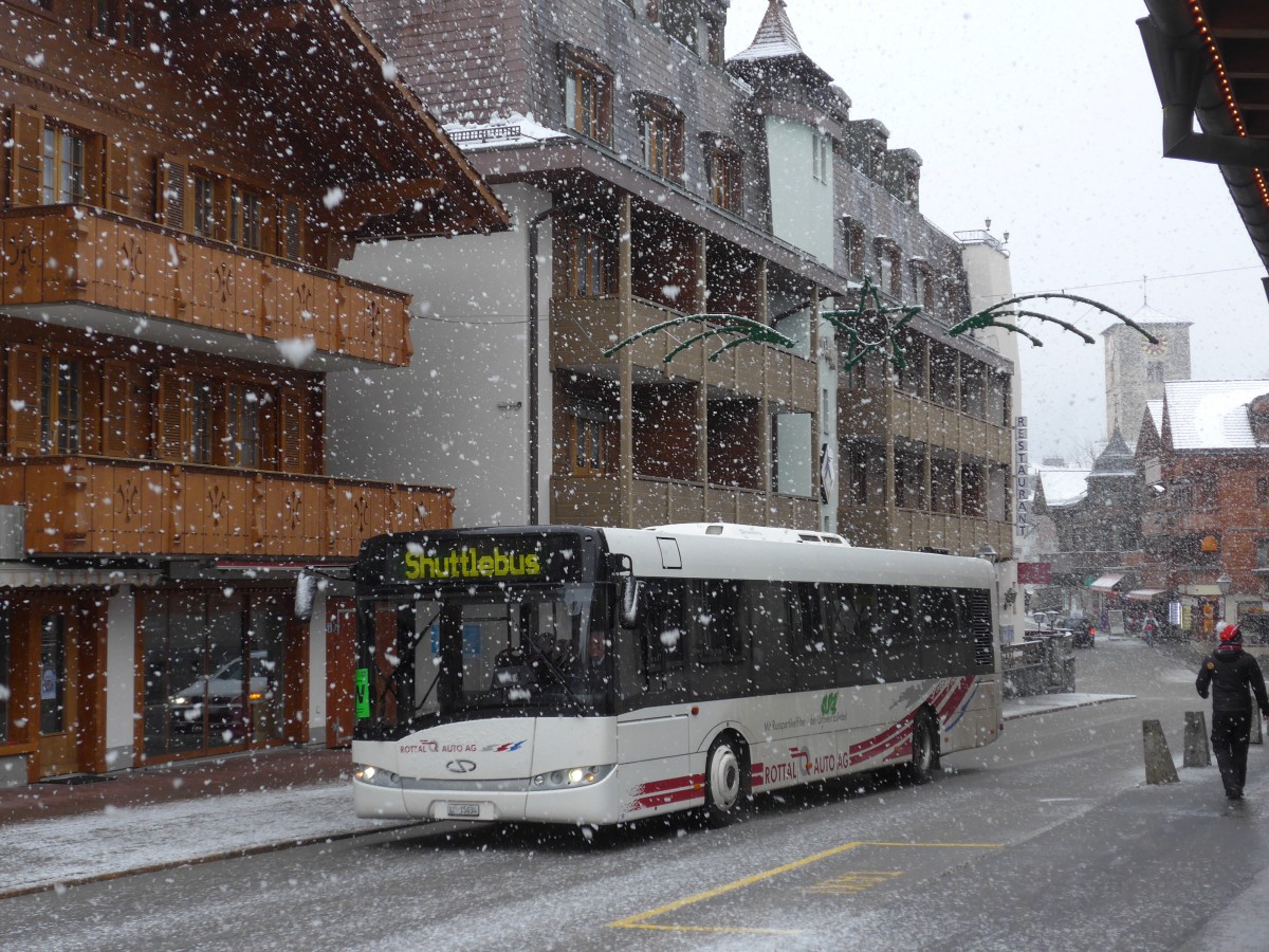 (168'435) - ARAG Ruswil - Nr. 7/LU 15'034 - Solaris am 10. Januar 2016 beim Autobahnhof Adelboden