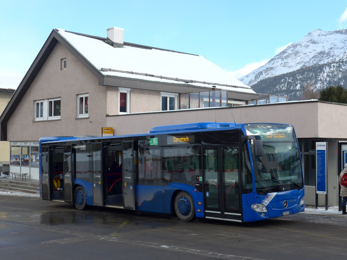 (168'502) - SBC Chur - Nr. 112/GR 100'112 - Mercedes am 23. Januar 2016 in Silvaplana, Post