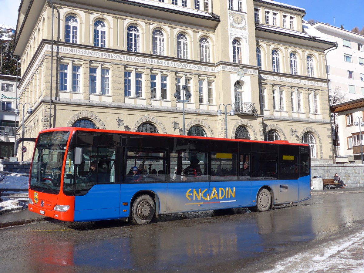 (168'523) - Chrisma, St. Moritz - GR 154'398 - Mercedes am 23. Januar 2016 in St. Moritz, Schulhausplatz