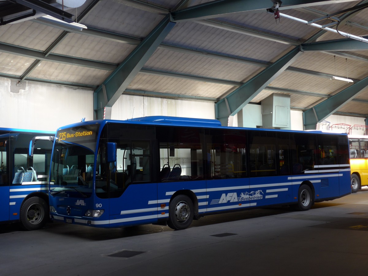 (168'851) - AFA Adelboden - Nr. 90/BE 398'916 - Mercedes am 22. Februar 2016 im Autobahnhof Adelboden