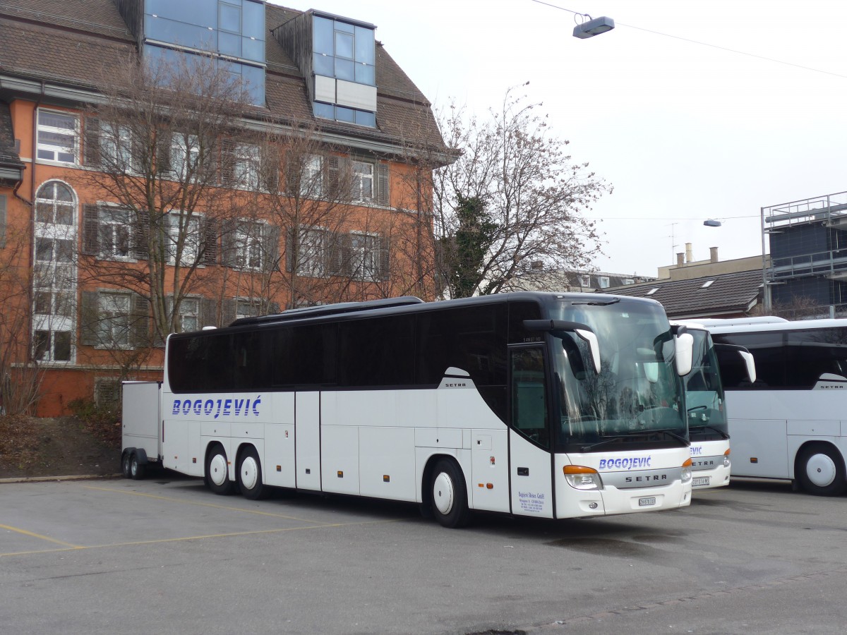 (168'860) - Bogojevic, Zrich - ZH 878'310 - Setra am 24. Februar 2016 in Zrich, Sihlquai