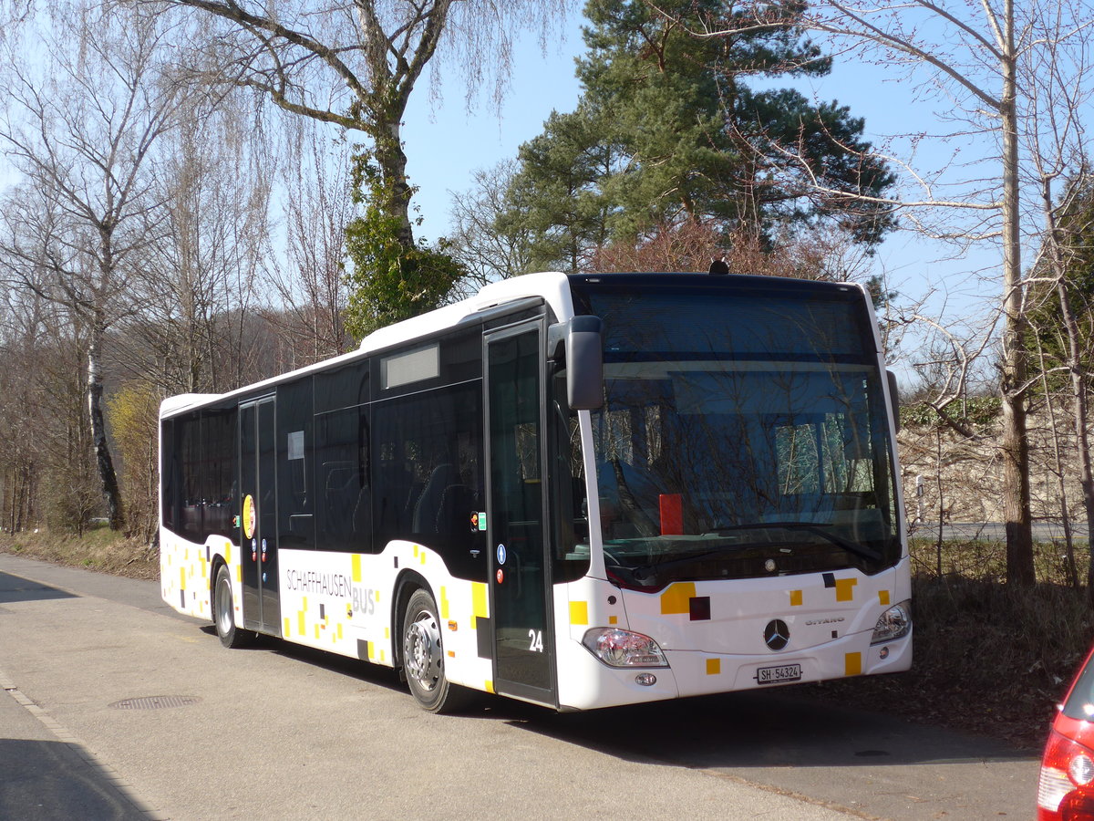 (169'264) - SB Schaffhausen - Nr. 24/SH 54'324 - Mercedes am 19. Mrz 2016 in Neuhausen, Garage Rattin