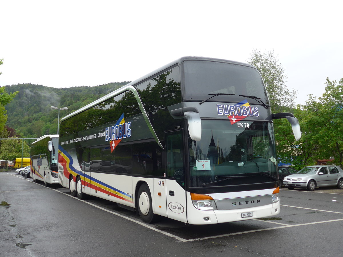 (170'459) - Knecht, Windisch - Nr. 78/AG 8289 - Setra am 12. Mai 2016 in Thun, Seestrasse