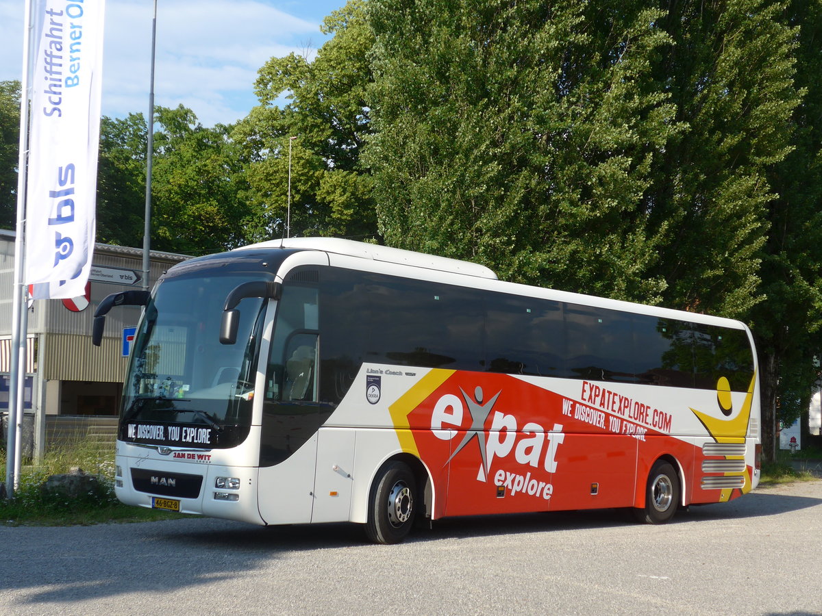 (171'939) - Aus Holland: De Wit, Haarlem - Nr. 391/46-BGZ-8 - MAN am 24. Juni 2016 in Thun, Lachenwiese