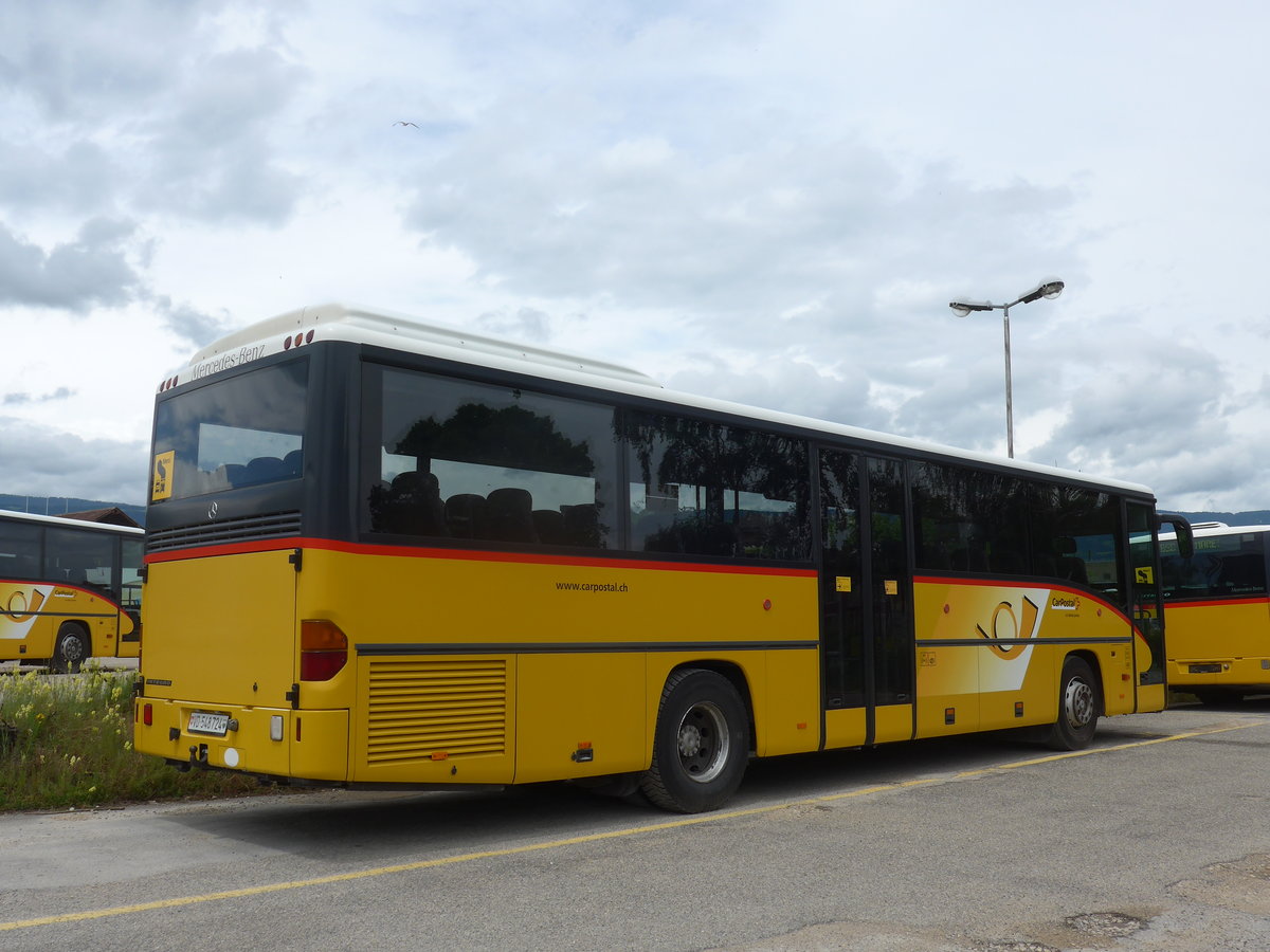 (172'157) - CarPostal Ouest - VD 548'724 - Mercedes am 25. Juni 2016 in Yverdon, Garage