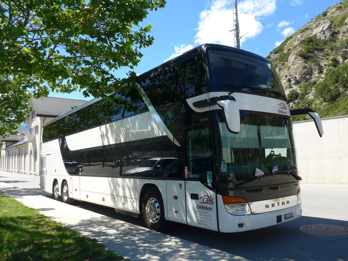 (172'729) - GBS, Susten - VS 43'101 - Setra am 3. Juli 2016 in Leuk, Garage LLB