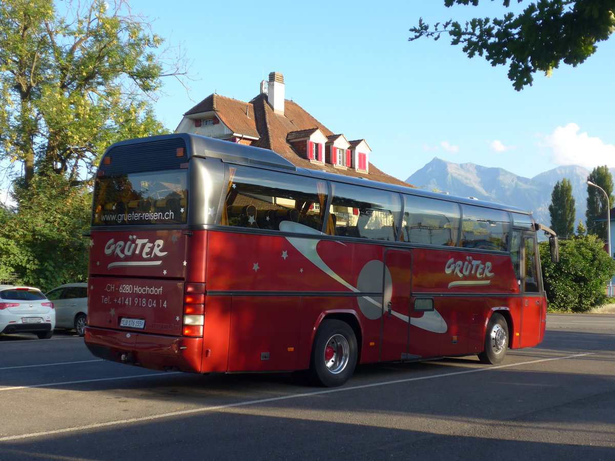 (173'888) - Grter, Hochdorf - Nr. 4/LU 176'155 - Neoplan am 13. August 2016 in Thun, Seestrasse