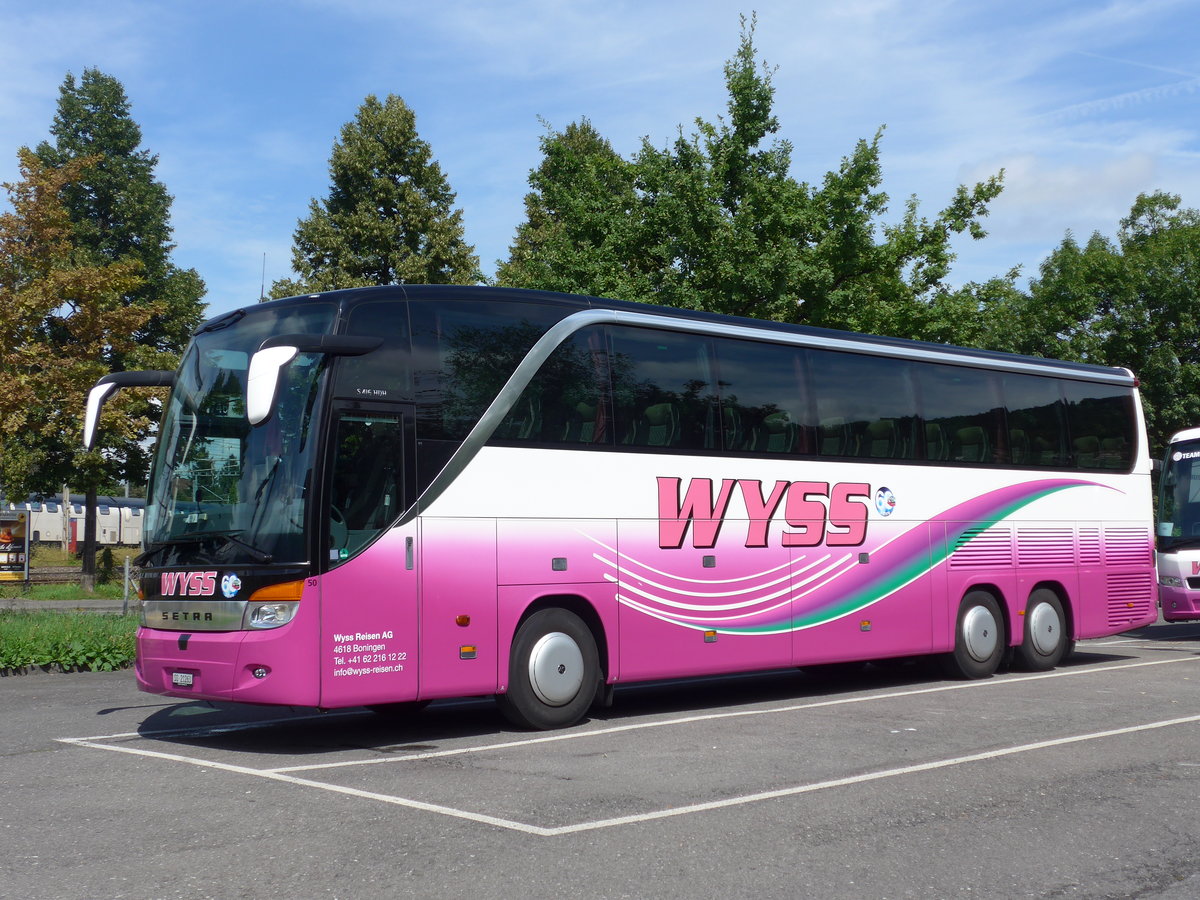 (173'918) - Wyss, Boningen - Nr. 50/SO 21'263 - Setra am 19. August 2016 in Thun, Seestrasse