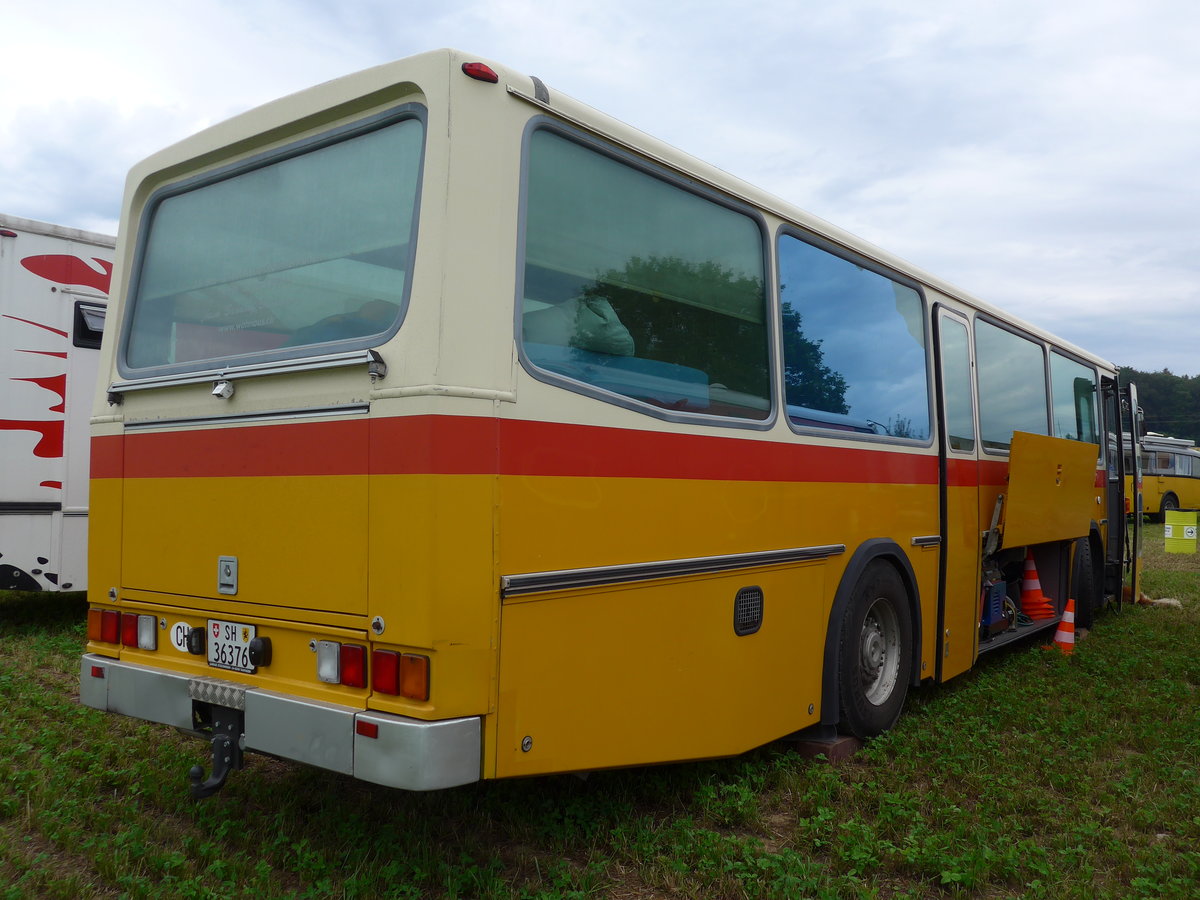 (173'989) - Aus der Schweiz: Roth, Zrich - SH 36'376 - Saurer/Tscher (ex Looser, Elm; ex Mattli, Wassen) am 20. August 2016 in Bsingen, Bahnhof