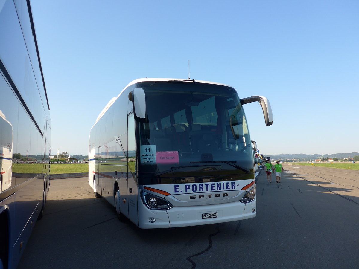 (174'362) - Portenier, Adelboden - Nr. 3/BE 26'860 - Setra am 28. August 2016 in Estavayer-le-Lac, ESAF