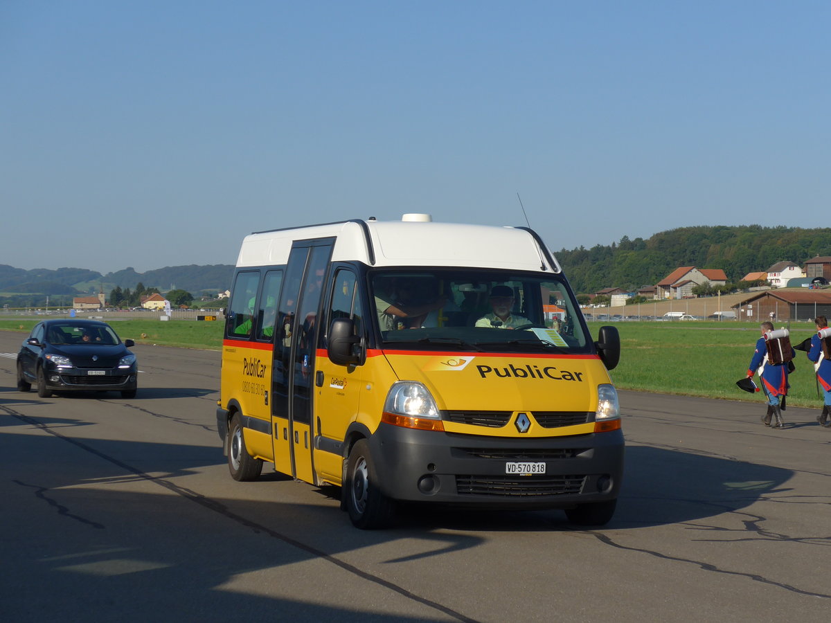 (174'386) - CarPostal Ouest - VD 570'818 - Renault (ex SABJV, L'Isle Nr. 63) am 28. August 2016 in Estavayer-le-Lac, ESAF