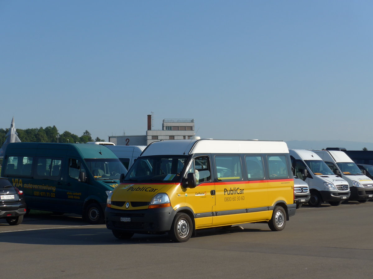 (174'392) - CarPostal Ouest - VD 570'818 - Renault (ex SAPJV, L'Isle Nr. 63) am 28. August 2016 in Estavayer-le-Lac, ESAF