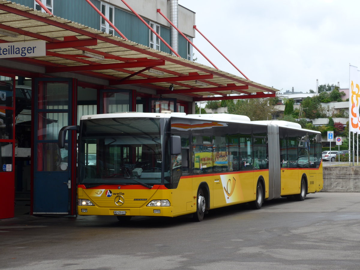 (174'626) - PostAuto Nordschweiz - AG 428'661 - Mercedes am 5. September 2016 in Kloten, EvoBus