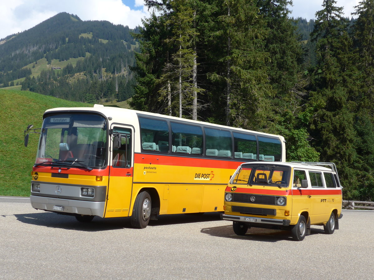 (174'879) - Scheidegger, Schnbhl - BE 471'072 - VW (ex Berwert, Stalden) am 11. September 2016 in Srenberg, Rothornbahn