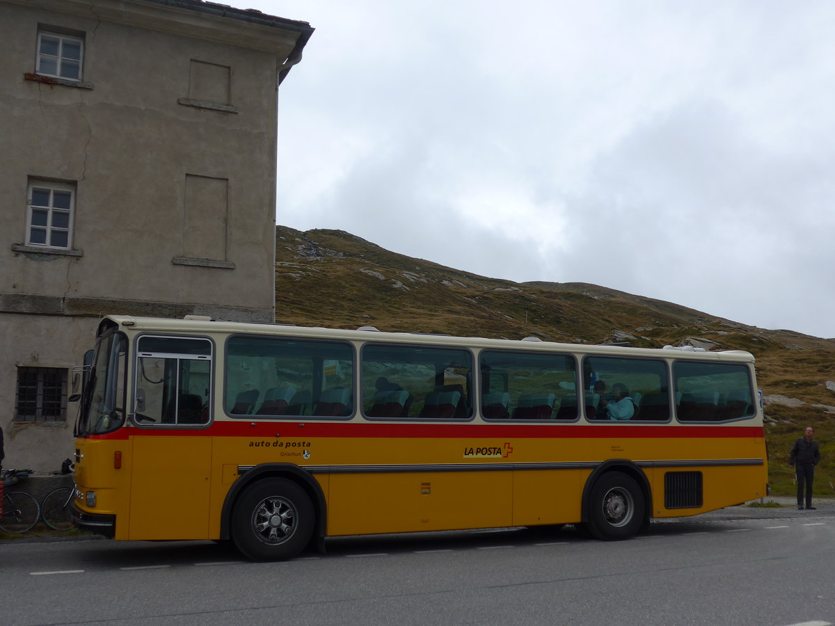 (174'963) - Mark, Andeer - GR 1866 - Saurer/R&J (ex PostAuto Graubnden; ex P 24'350) am 18. September 2016 in San Bernardino, Ospizio