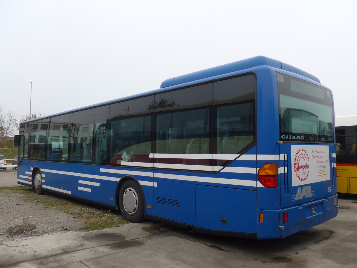 (176'472) - AFA Adelboden - Nr. 35 - Mercedes (ex Nr. 1) am 4. November 2016 in Frauenfeld, Langdorfstrasse