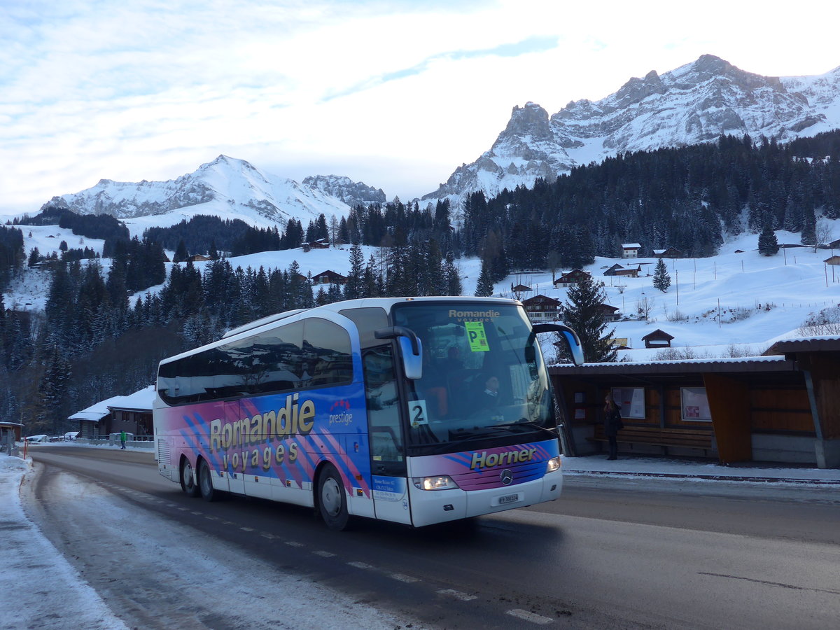 (177'721) - Horner, Tafers - Nr. 34/FR 300'514 - Mercedes am 7. Januar 2017 in Adelboden, Oey