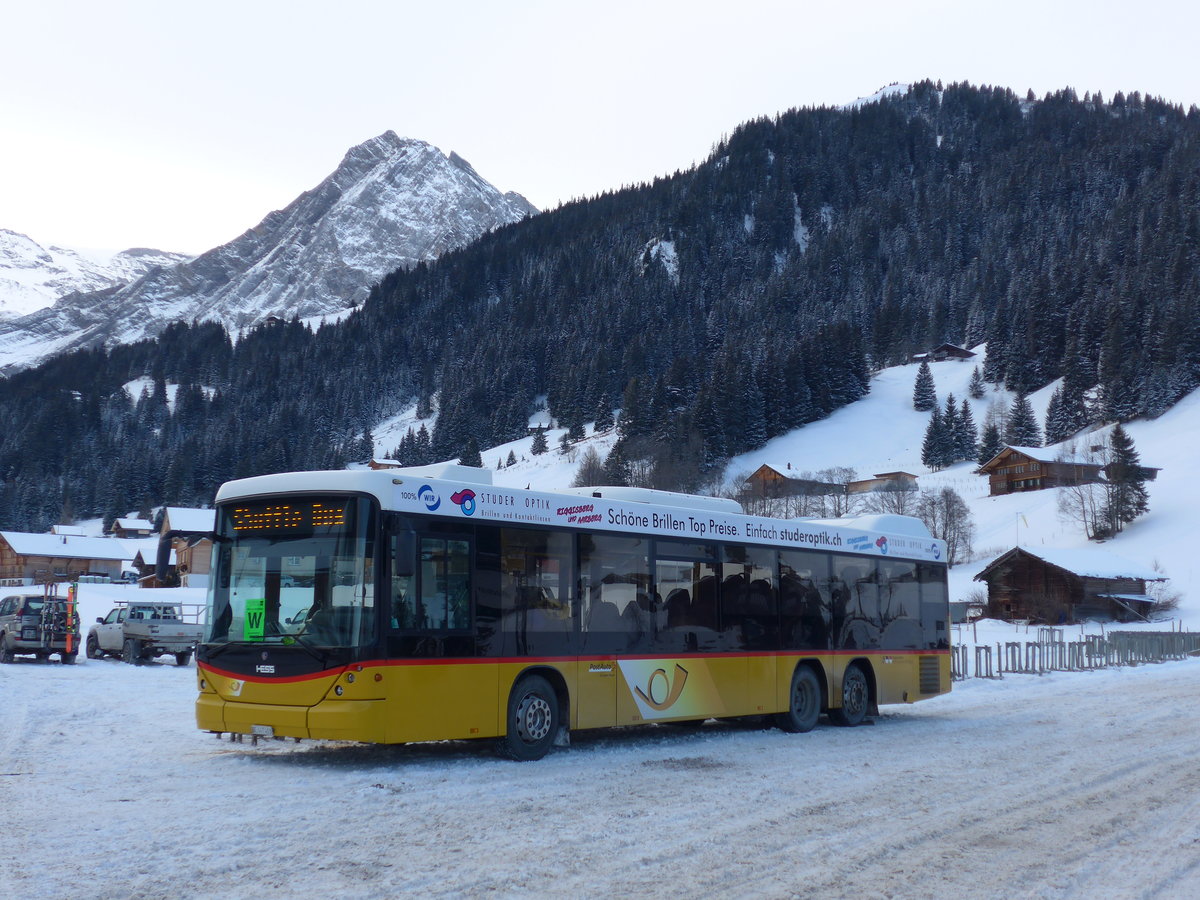 (177'799) - Engeloch, Riggisberg - Nr. 7/BE 447'403 - Scania/Hess am 7. Januar 2017 in Adelboden, Weltcup