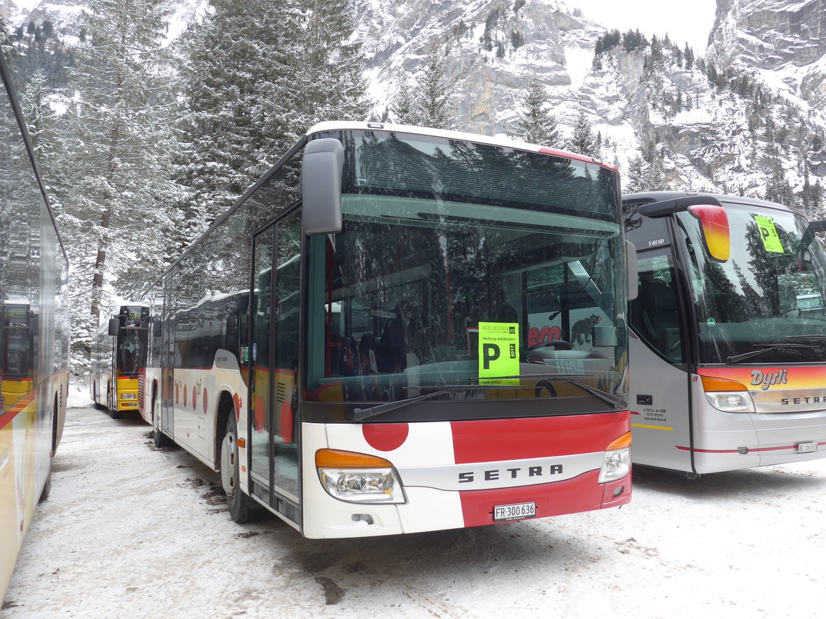 (177'843) - Wieland, Murten - Nr. 58/FR 300'636 - Setra am 7. Januar 2017 in Adelboden, Unter dem Birg