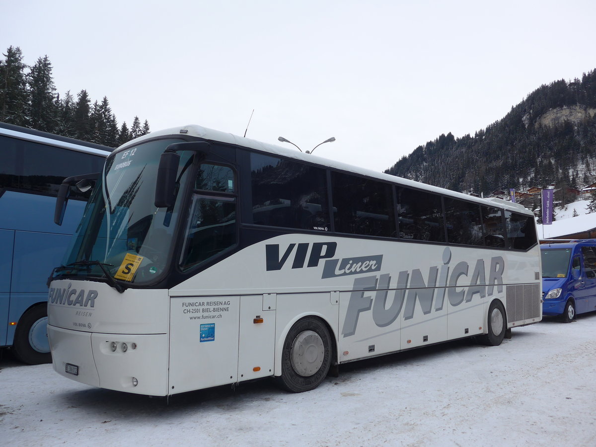 (177'870) - Funi-Car, Biel - Nr. 12/BE 386'012 - Bova am 7. Januar 2017 in Adelboden, ASB