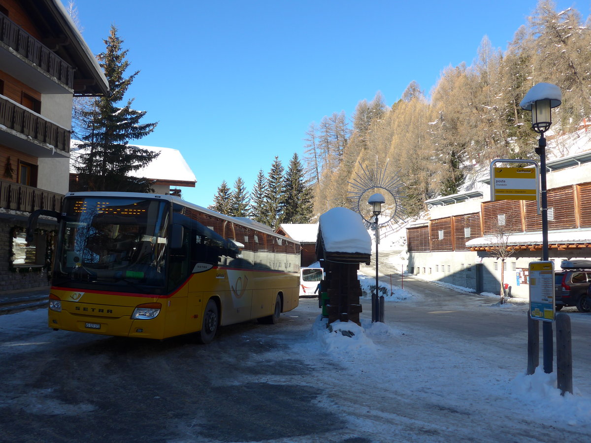 (178'099) - TSAR, Sierre - VS 127'372 - Setra am 21. Januar 2017 in Chandolin, Post