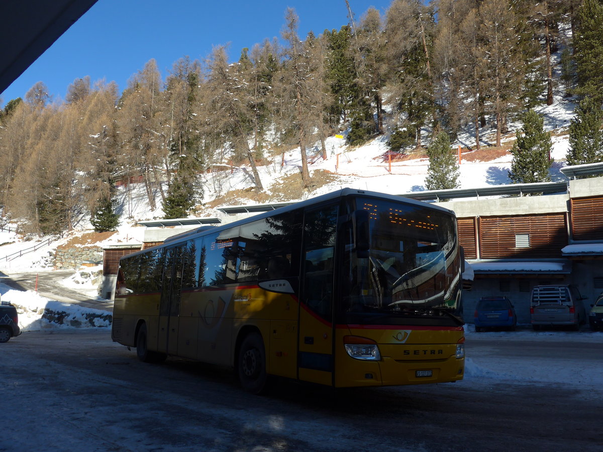 (178'100) - TSAR, Sierre - VS 127'372 - Setra am 21. Januar 2017 in Chandolin, Post