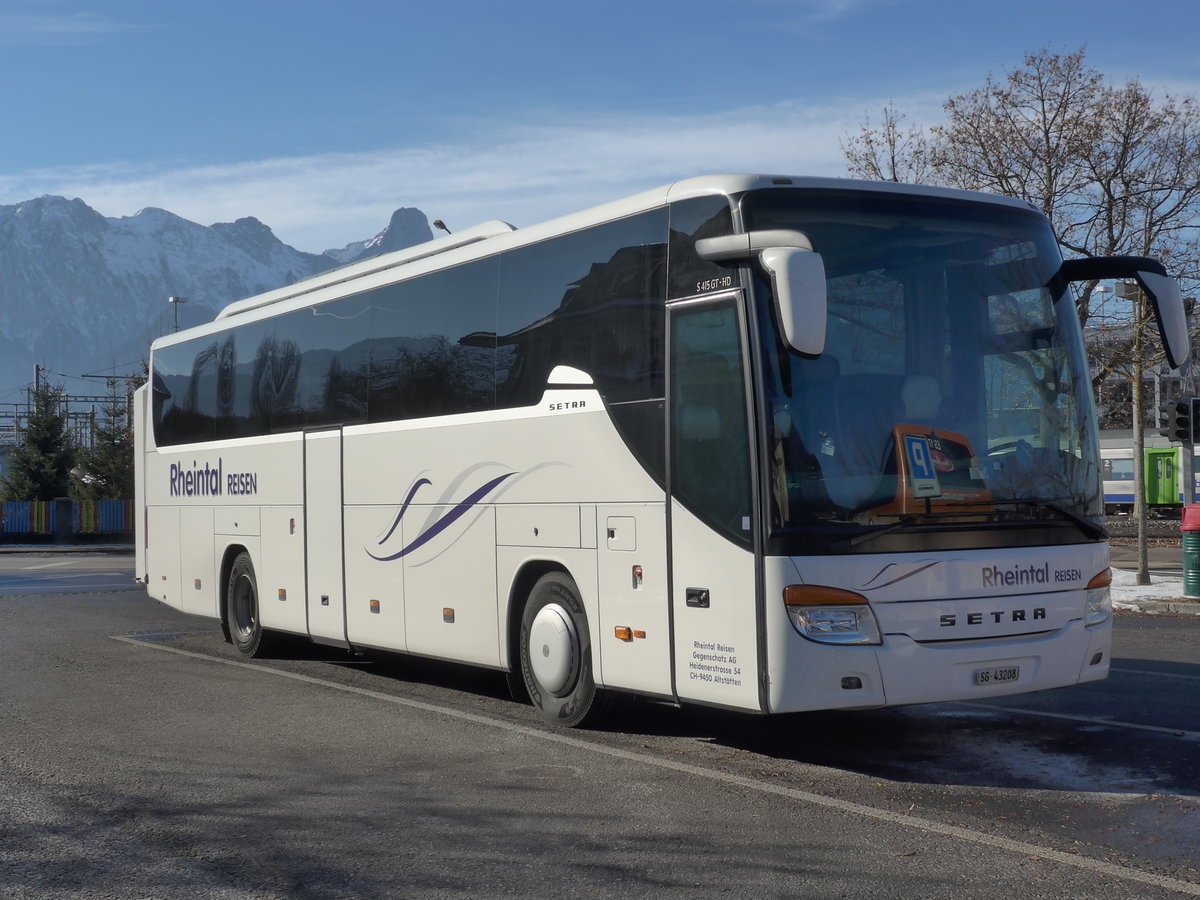 (178'215) - Gegenschatz, Altsttten - SG 43'208 - Setra am 29. Januar 2017 in Thun, Seestrasse