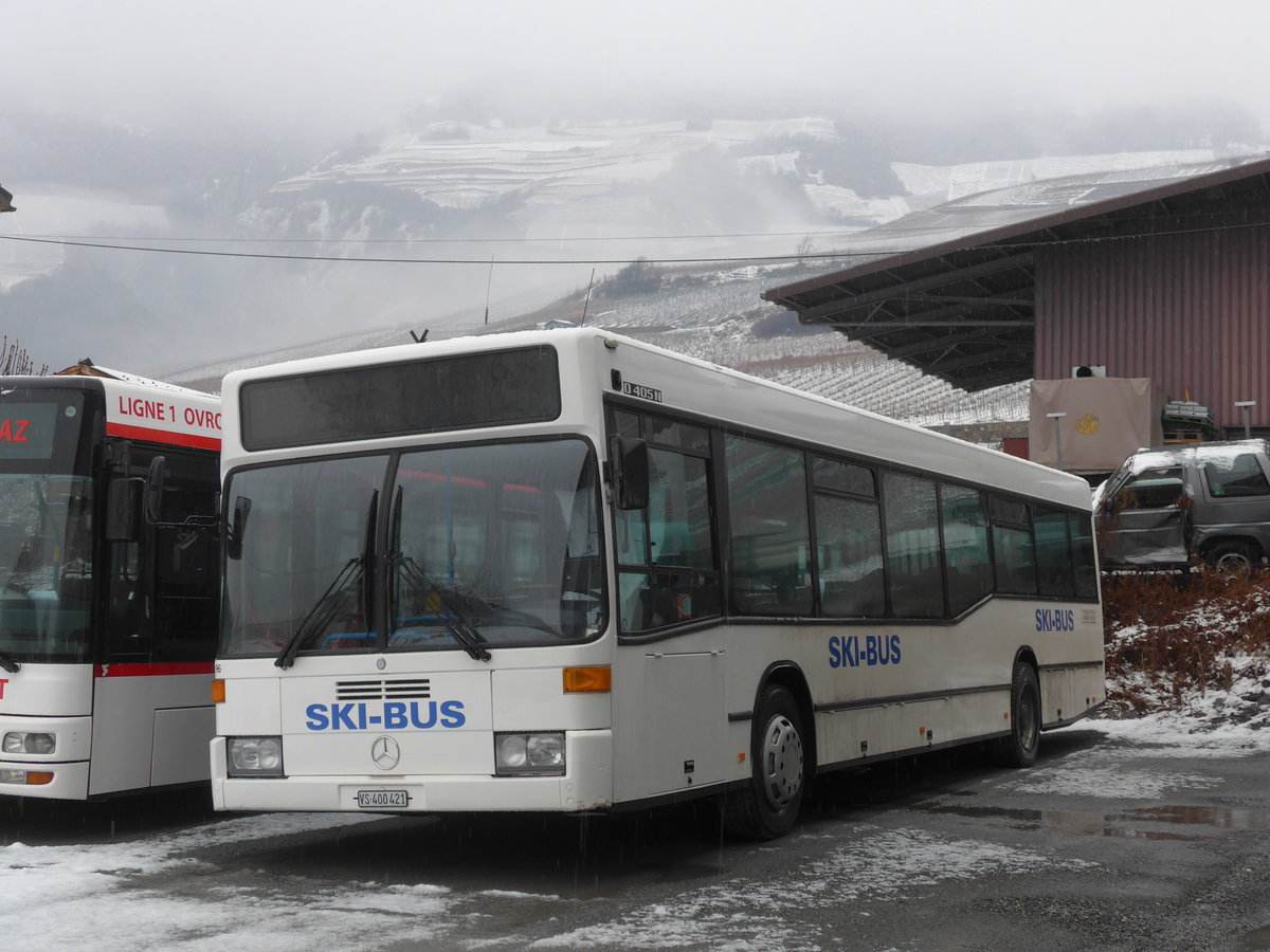 (178'259) - Buchard, Leytron - Nr. 96/VS 400'421 - Mercedes (ex Regiobus, Gossau Nr. 13) am 5. Februar 2017 in Leytron, Garage