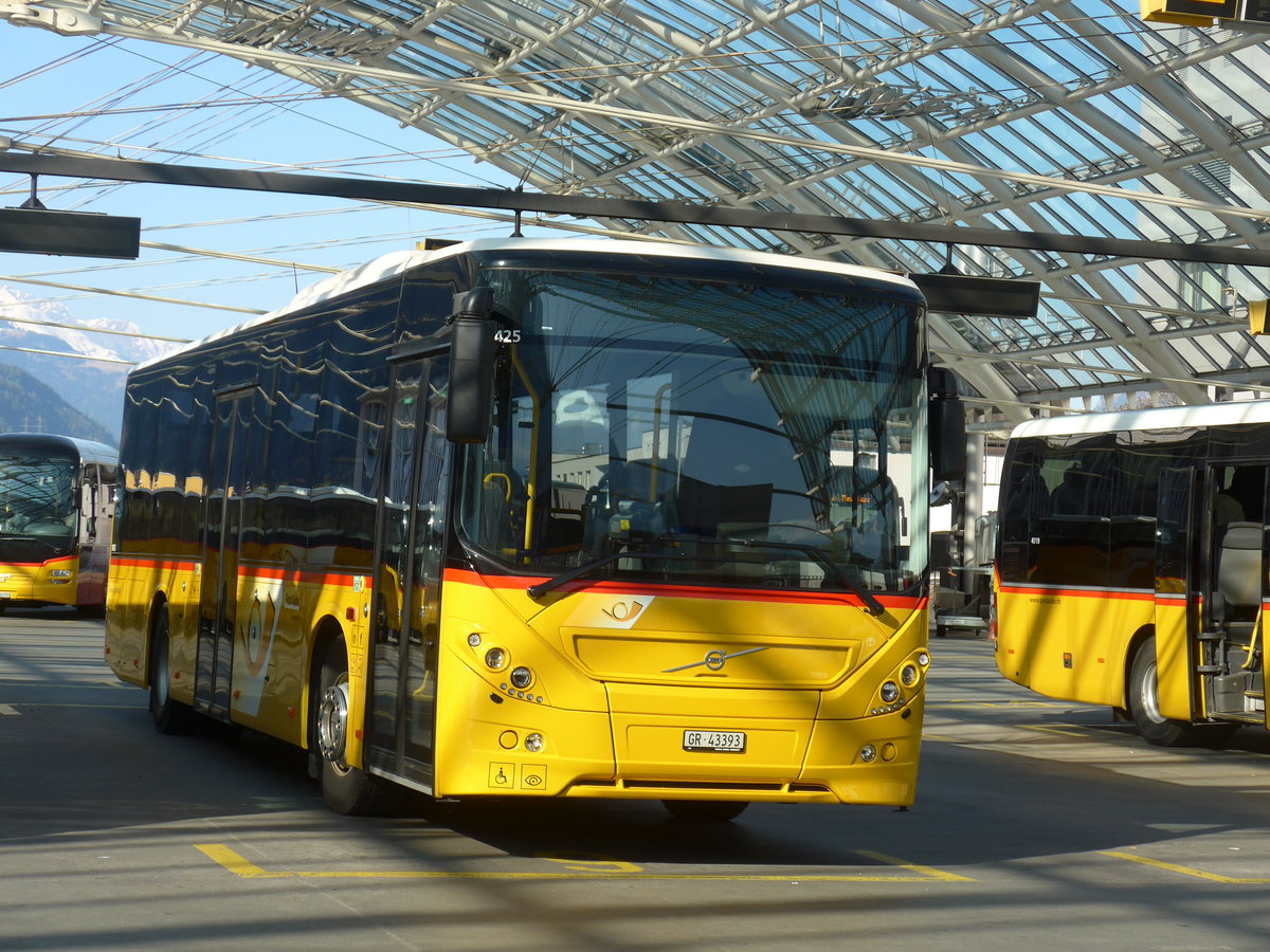 (179'538) - Reptrans, Salouf - GR 43'393 - Volvo am 14. April 2017 in Chur, Postautostation