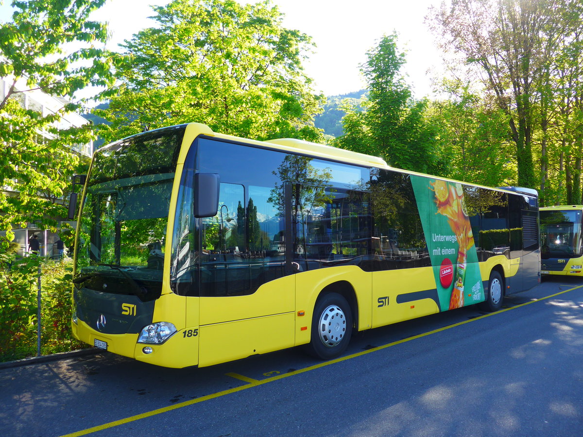 (180'135) - STI Thun - Nr. 185/BE 804'185 - Mercedes am 15. Mai 2017 bei der Schifflndte Thun