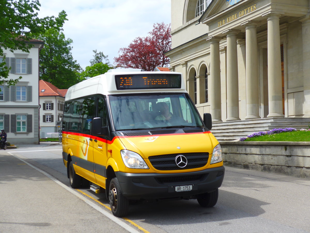 (180'228) - sers Poschtli, Reute - AR 1753 - Mercedes am 21. Mai 2017 in Heiden, Post