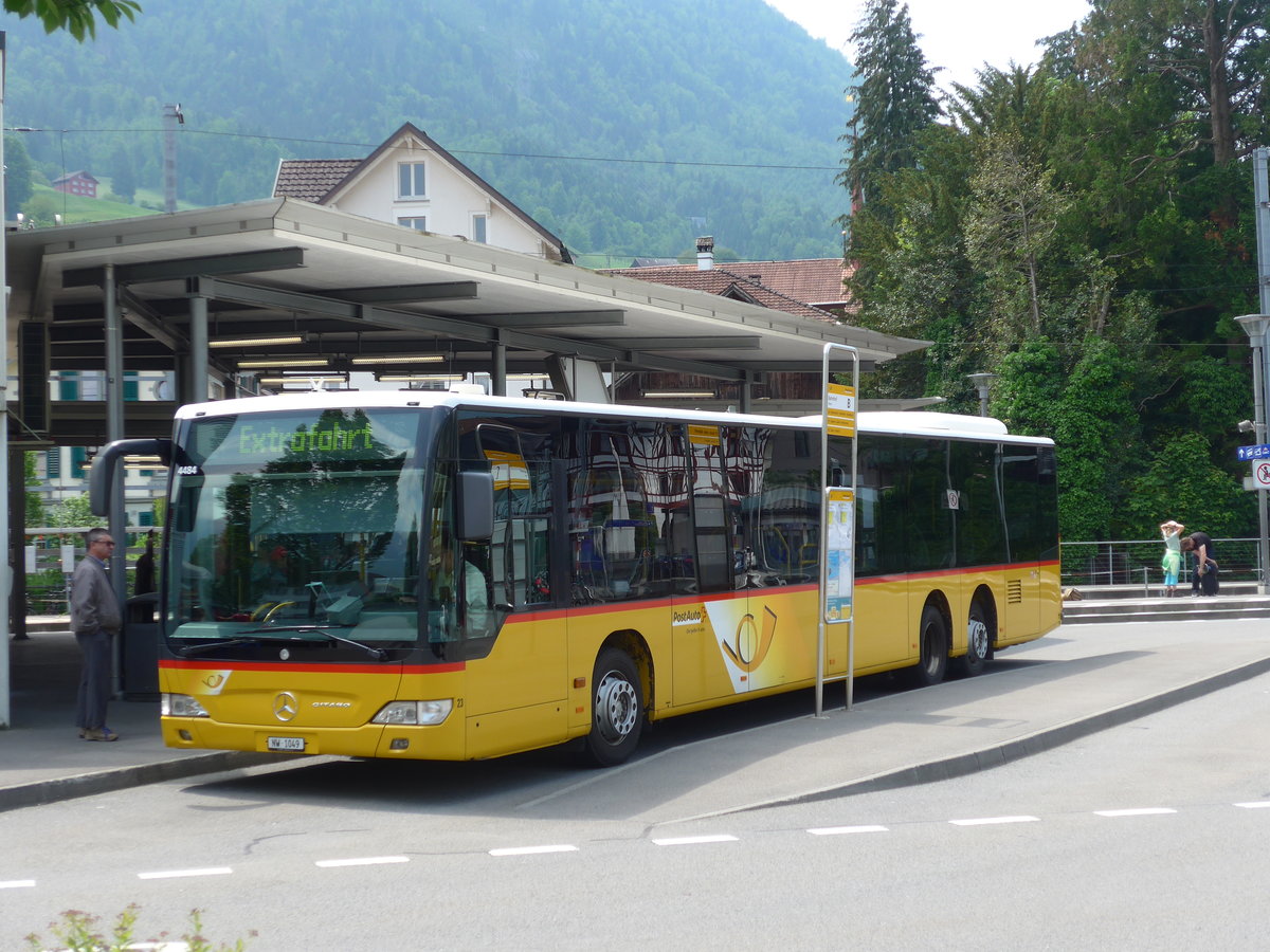 (180'720) - Thepra, Stans - Nr. 23/NW 1049 - Mercedes am 24. Mai 2017 beim Bahnhof Stans