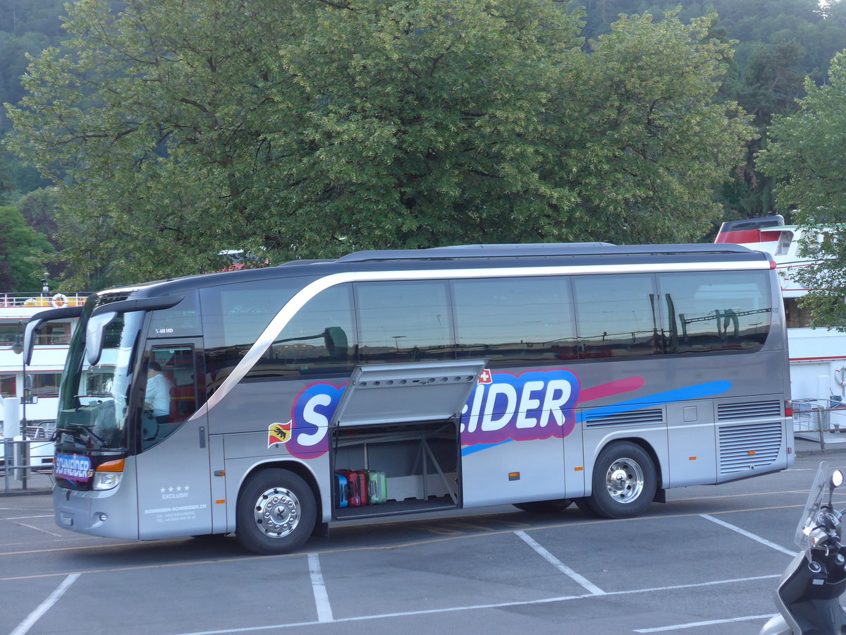 (181'141) - Schneider, Kirchberg - BE 3216 - Setra am 17. Juni 2017 in Thun, CarTerminal