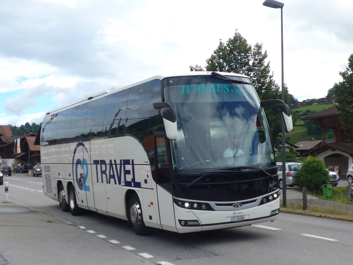 (181'611) - IvanBus, Personico - TI 51'288 - MAN/Beulas am 1. Juli 2017 beim Bahnhof Reichenbach