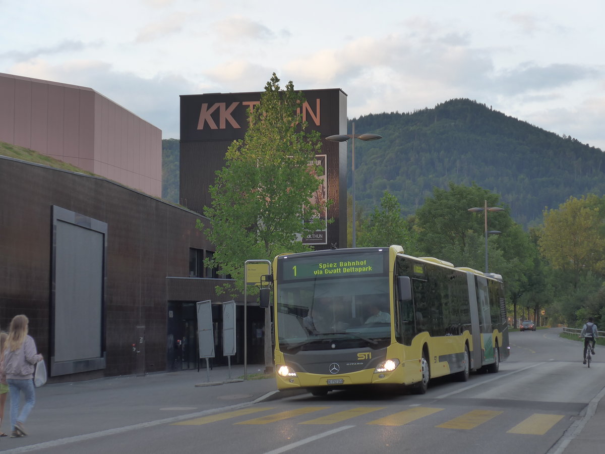 (182'081) - STI Thun - Nr. 166/BE 752'166 - Mercedes am 15. Juli 2017 in Thun, KK Thun