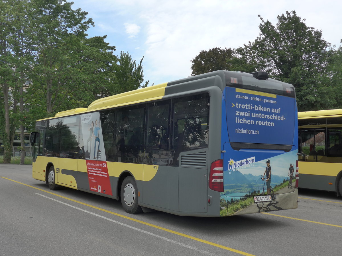 (182'403) - STI Thun - Nr. 154/BE 801'154 - Mercedes am 30. Juli 2017 bei der Schifflndte Thun