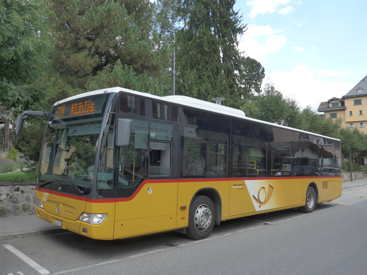 (182'786) - PostAuto Graubnden - GR 168'853 - Mercedes am 5. August 2017 in Klosters, Vereinapark