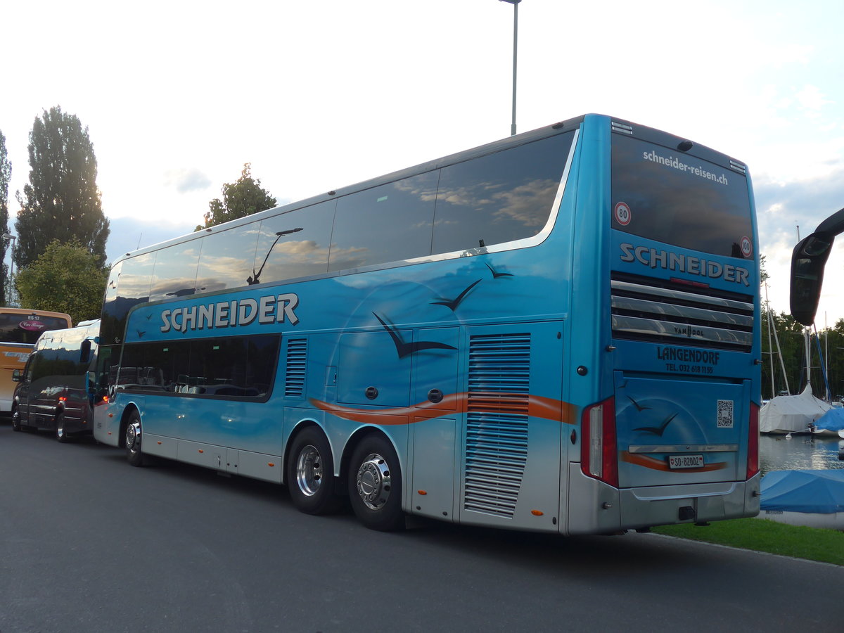 (182'805) - Schneider, Langendorf - SO 82'002 - Van Hool am 5. August 2017 in Thun, Strandbad