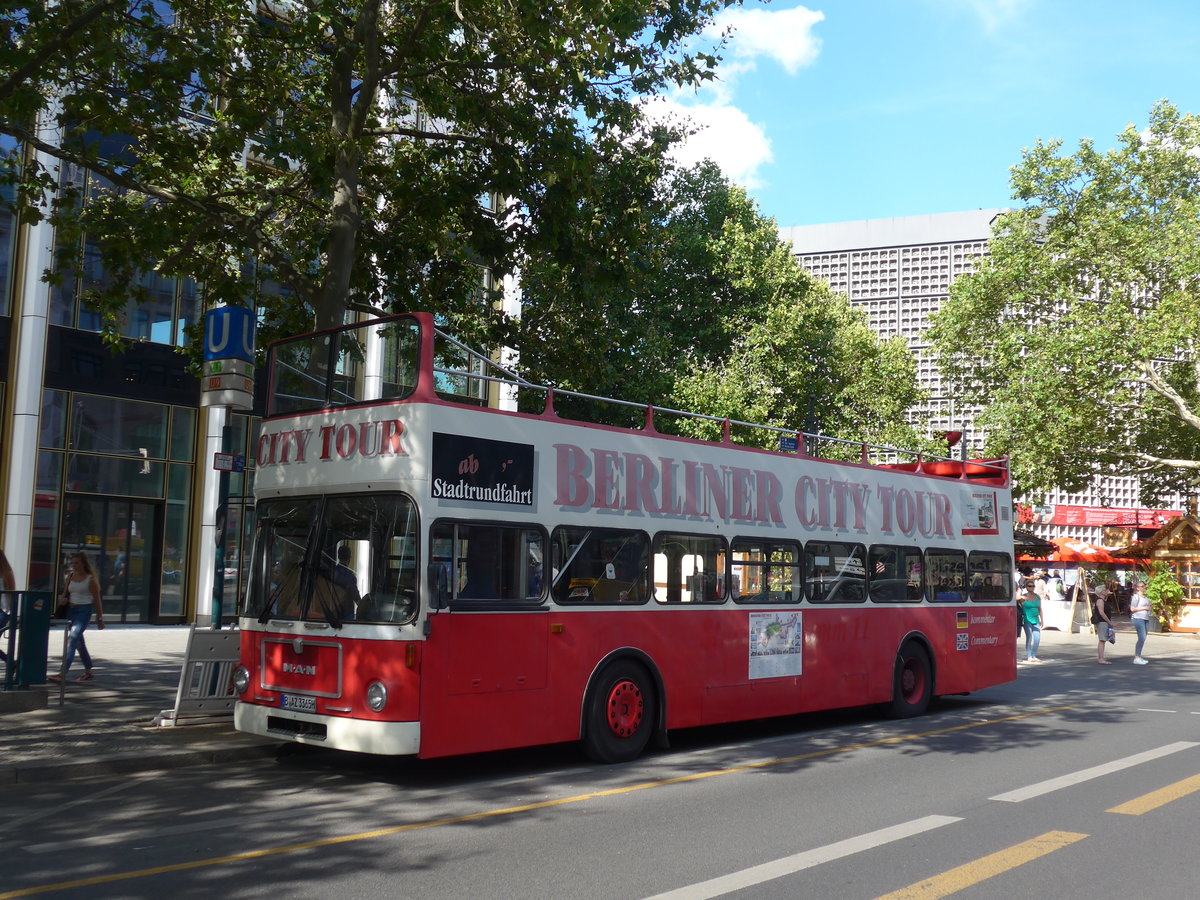 (183'226) - Eick, Berlin - B-AZ 3365H - MAN am 9. August 2017 in Berlin, Kurfrstendamm