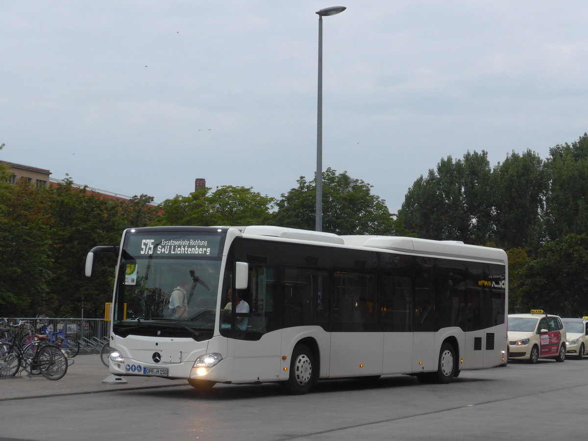 (183'406) - ??? - OPR-H 150 - Mercedes am 10. August 2017 beim Bahnhof Berlin Ost