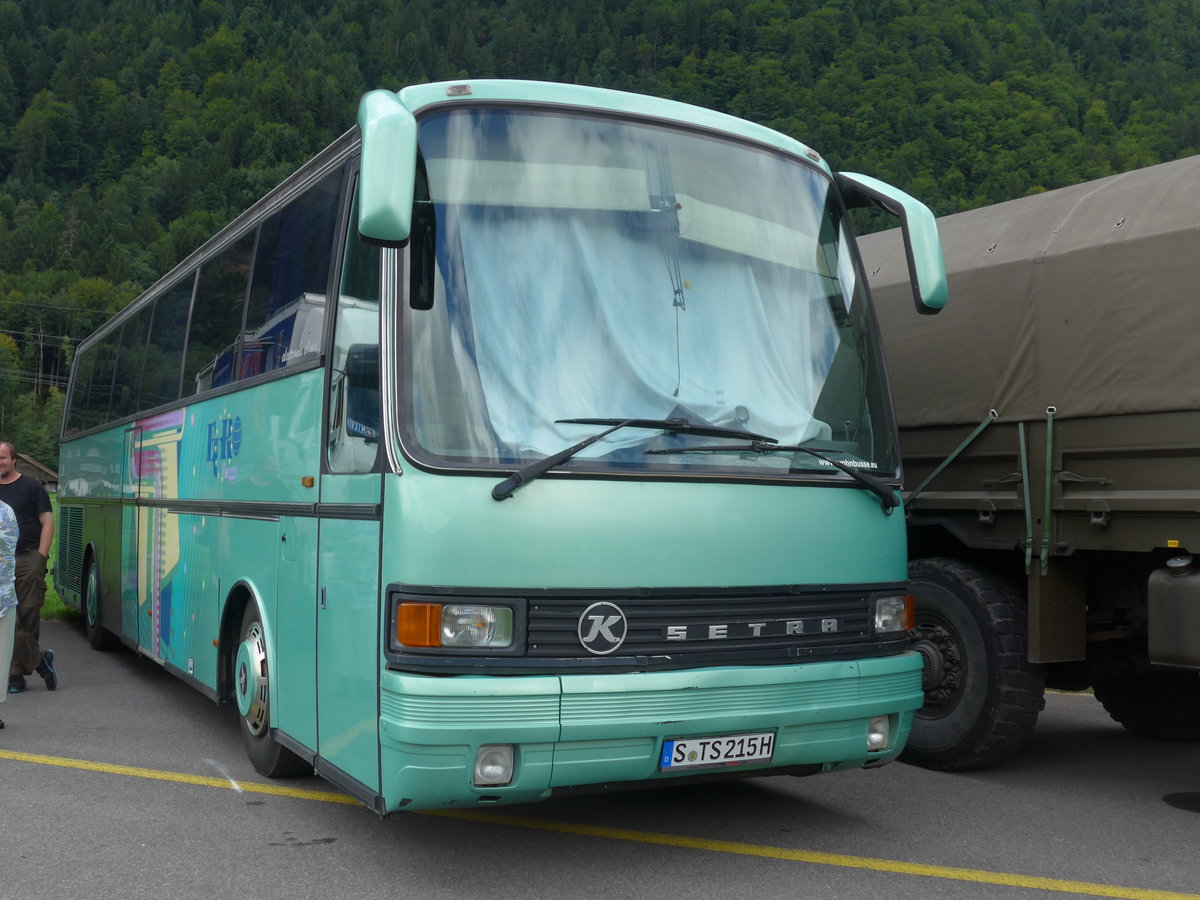 (183'550) - Aus Deutschland: ??? - S-TS 215H - Setra am 19. August 2017 in Unterbach, Rollfeld