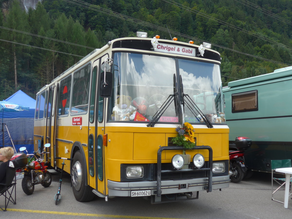 (183'619) - Oberhnsli, Thayngen - SH 60'062 U - FBW/Tscher (ex Bus-Halter, Wil Nr. 9) am 19. August 2017 in Unterbach, Rollfeld