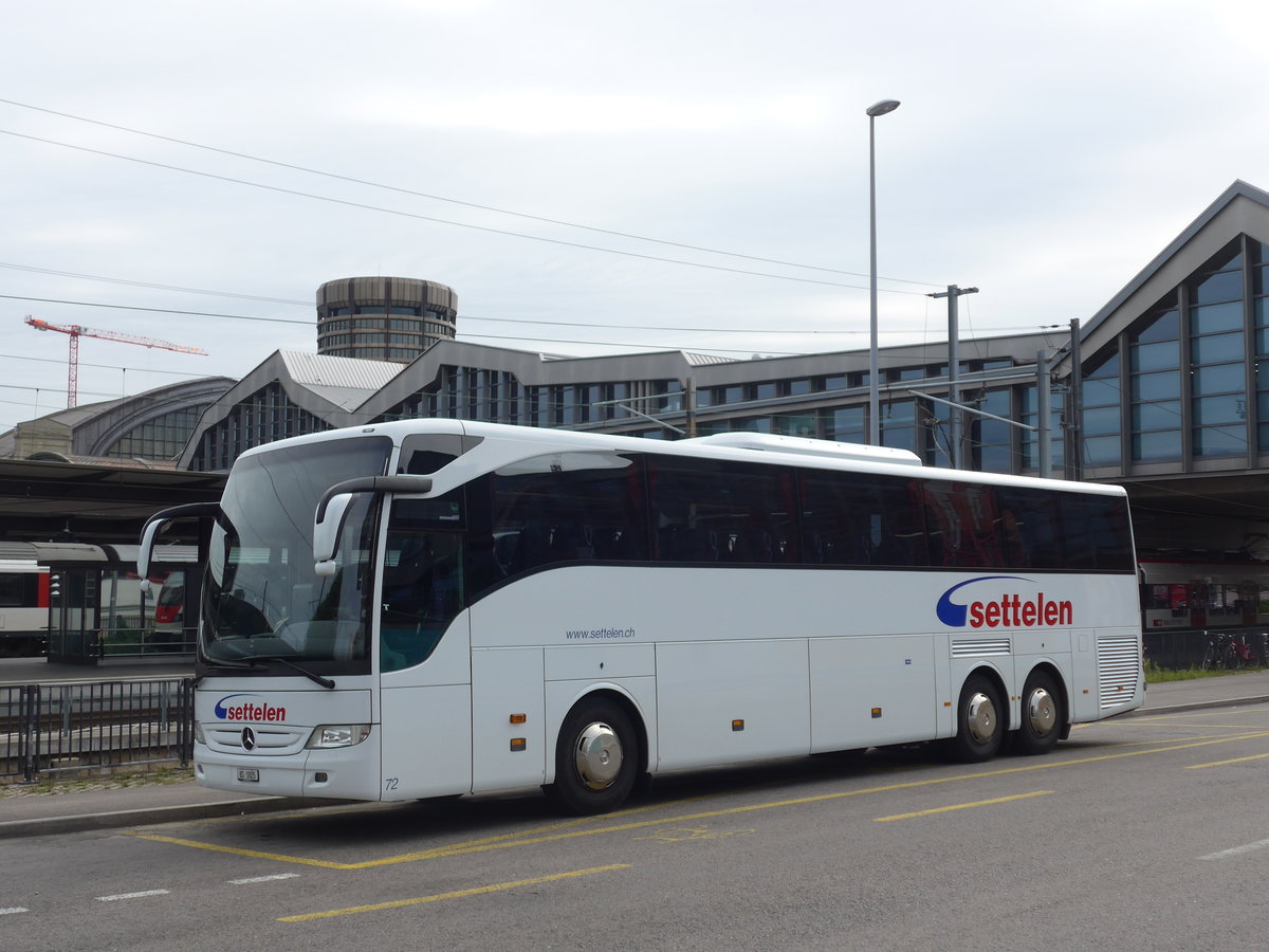 (183'764) - Settelen, Basel - Nr. 72/BS 1825 - Mercedes am 21. August 2017 beim Bahnhof Basel