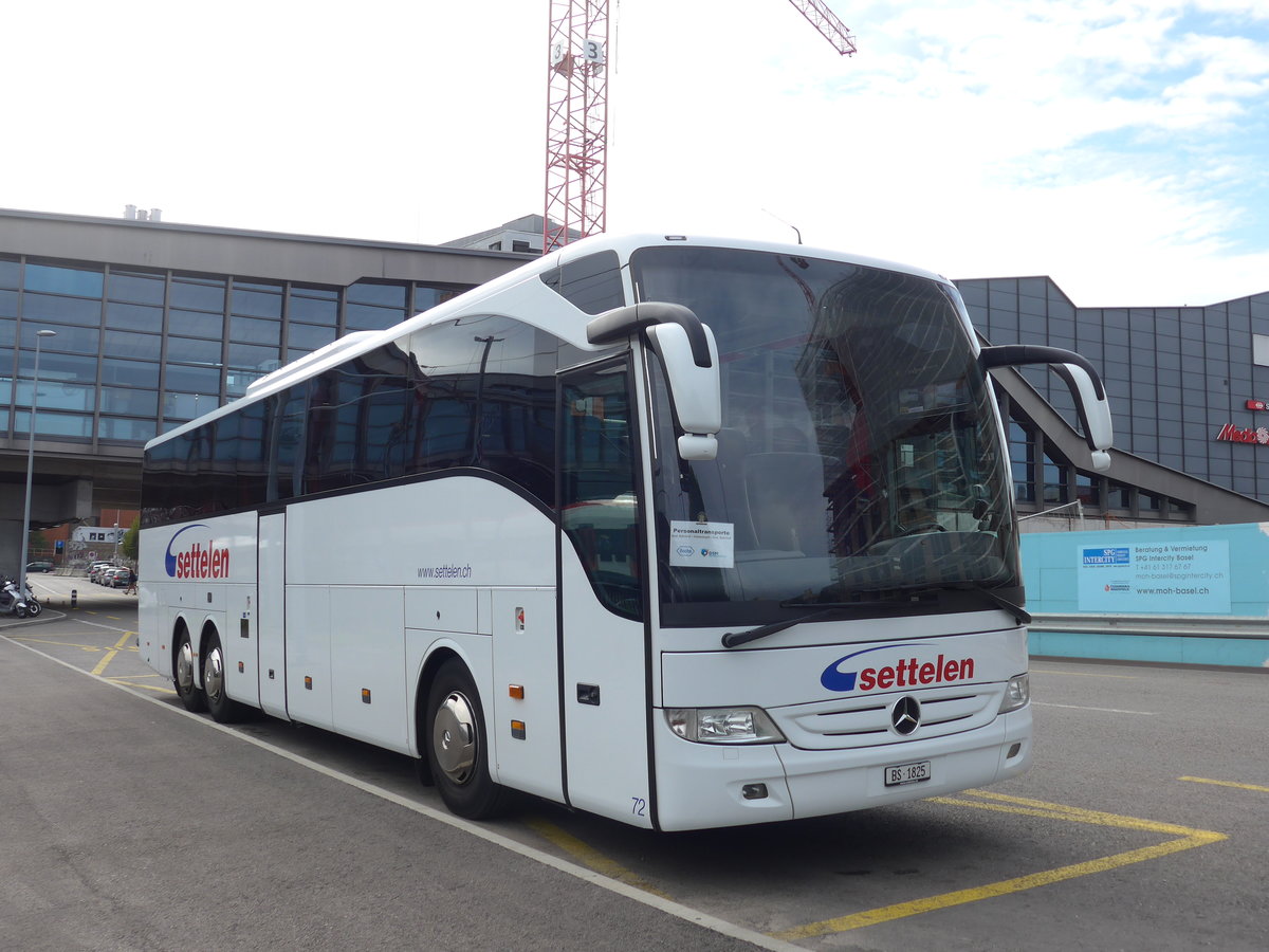 (183'765) - Settelen, Basel - Nr. 72/BS 1825 - Mercedes am 21. August 2017 beim Bahnhof Basel