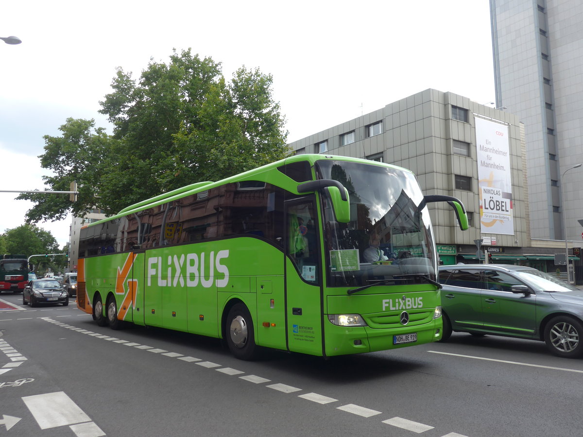 (183'779) - Bentheimer Eisenbahn, Nordhorn - NOH-BE 919 - Mercedes am 21. August 2017 in Mannheim, H+ Hotel