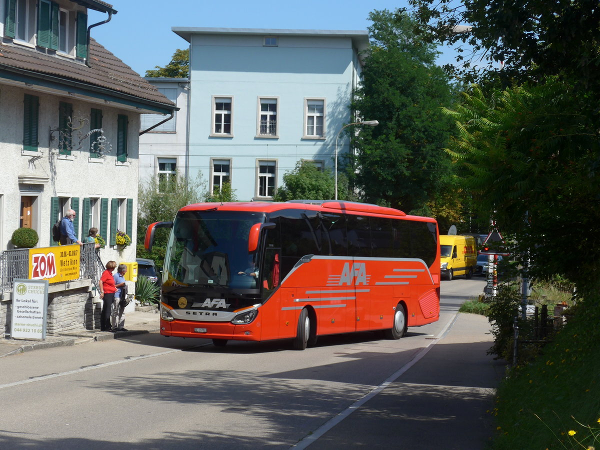 (183'919) - AFA Adelboden - Nr. 15/BE 26'702 - Setra am 23. August 2017 in Wetzikon, Restaurant Sternen