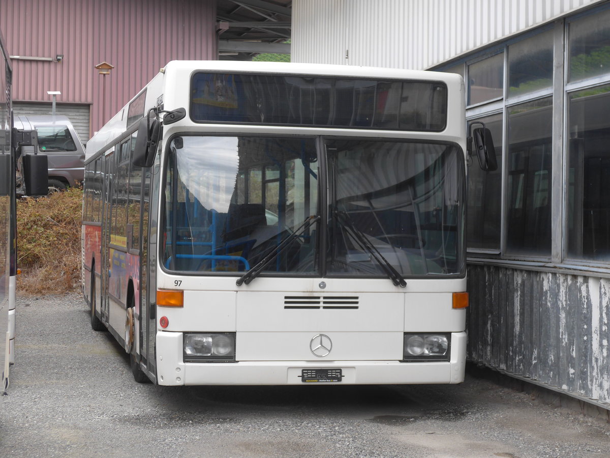 (184'052) - Buchard, Leytron - Nr. 97 - Mercedes (ex BGU Grenchen Nr. 5) am 24. August 2017 in Leytron, Garage