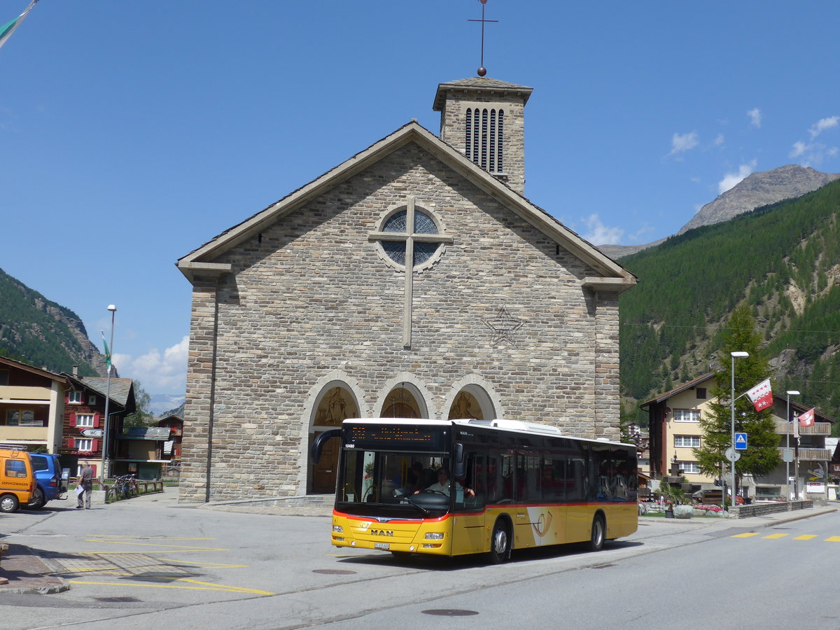 (184'225) - PostAuto Wallis - VS 455'600 - MAN am 25. August 2017 in Saas-Grund, Post