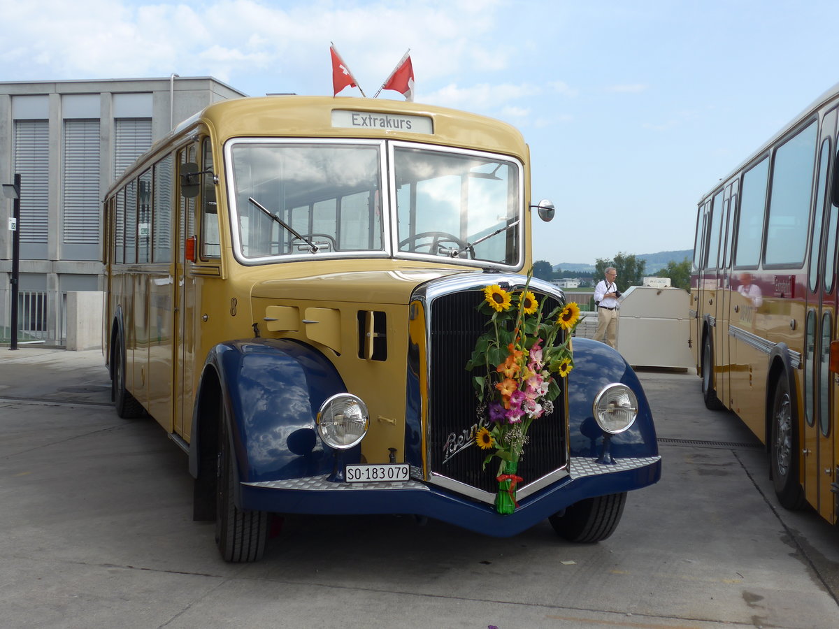 (184'306) - BOGG Wangen b.O. - Nr. 8/SO 183'079 - Berna/Hess (ex SOO Olten Nr. 8) am 26. August 2017 in Oberkirch, CAMPUS Sursee