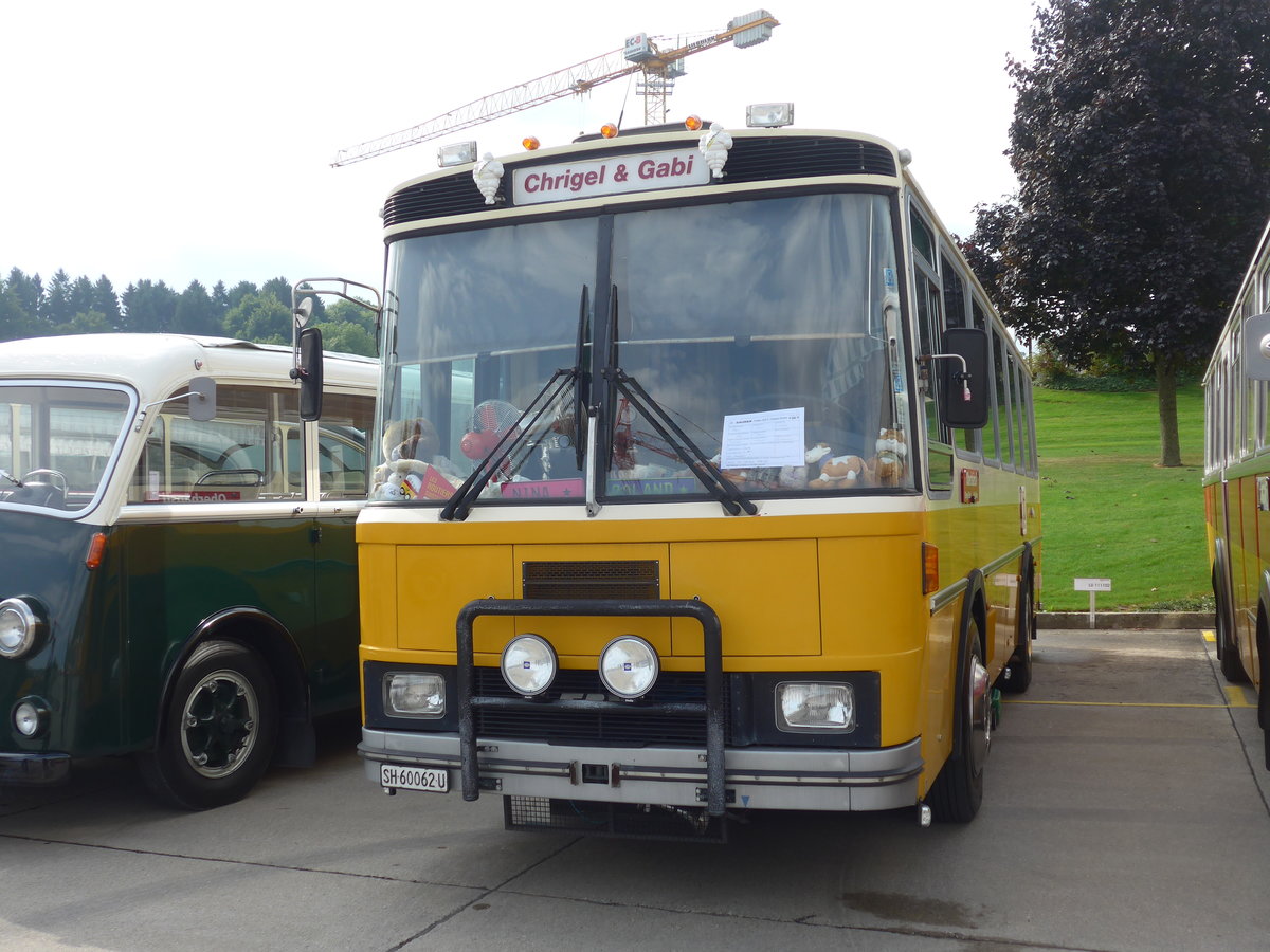 (184'321) - Oberhnsli, Thayngen - SH 60'062 U - FBW/Tscher (ex Bus-Halter, Wil Nr. 9) am 26. August 2017 in Oberkirch, CAMPUS Sursee